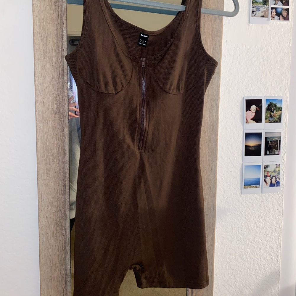 Brown bodysuit size 4